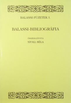 Stoll Bla - Balassi-bibliogrfia