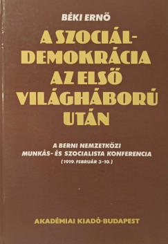 A szocildemokrcia az els vilghbor utn