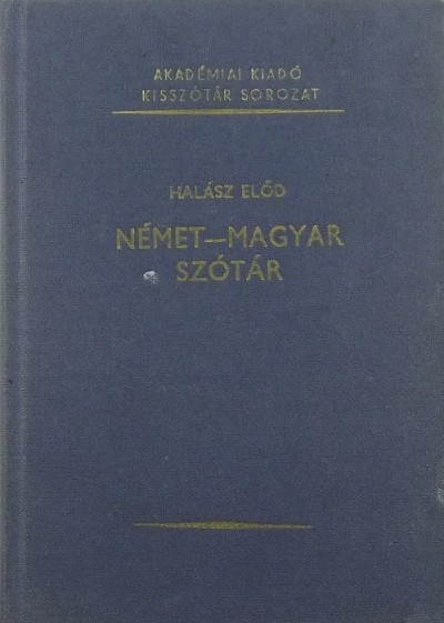 Halász Előd - Német-magyar szótár