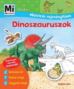 Dinoszauruszok - Mi micsoda Junior Matrics rejtvnyfzet