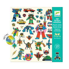 Robotok, matrica k�szlet (DJECO, 160 db)