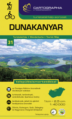 Dunakanyar turistatérkép 1:40000
