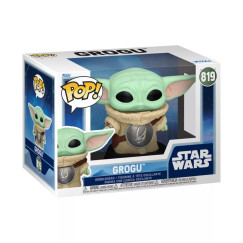 Star Wars Mandalori - B�bi Yoda mellp�nc�lban figura Funko POP! #819