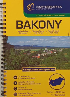 Bakony turistakalauz 1:40 000