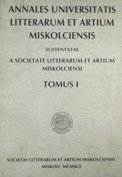 Annales Universitatis Litterarum et Artium Miskolciensis