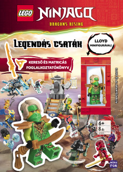 Lego Ninjago - Legend�s csat�k - Keres� �s matric�s foglalkoztat�k�nyv