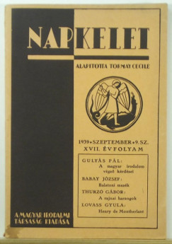 Napkelet 1939. szeptember - 9. sz. XVII. vfolyam