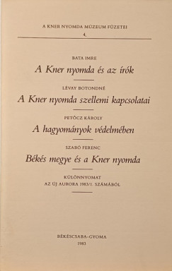 A Kner Nyomdaipari M�zeum f�zetei 4.