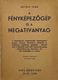 A f�nyk�pez�g�p �s a negat�vanyag