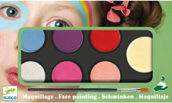 Cuki sz�n� arcfest�k l�nyoknak (DJECO, 6 db sz�n/k�szlet)