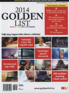 Mester Nndor   (Szerk.) - Golden List 2014