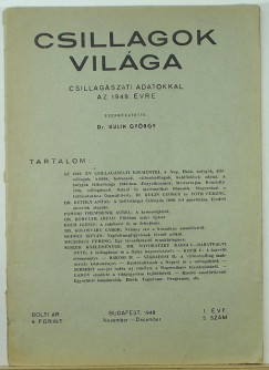 Csillagok vilga - 1948. I. vf. 5. szm