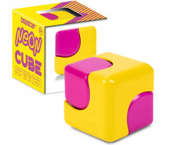 Bopster Fidget Kocka Spinner - Neon lila-citromsárga
