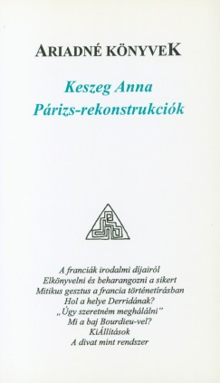 Keszeg Anna - Prizs-rekonstrukcik