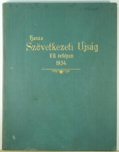 Hanz Szövetkezeti Újság 1934.