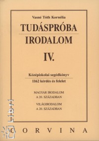 Tudsprba - Irodalom IV.