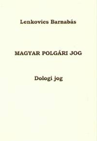 Magyar polgri jog - Dologi jog