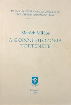 A grg filozfia trtnete