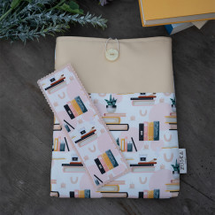 Vir�gok �s k�nyvek k�nyvv�d� tok - 22x28cm - k�nyvjelz�vel