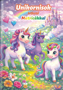 Unikornisok kifest� - Matric�kkal