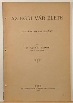 Az egri v�r �lete