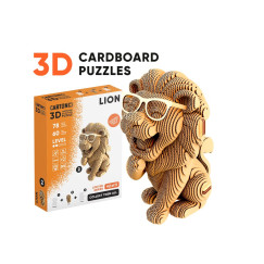 Oroszl�n 3D festhet� karton puzzle (Cartonic)