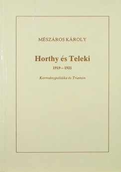 Horthy s Teleki 1919-1921