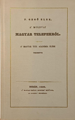 A moldvai magyar telepekrl