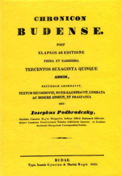 Podhradczky Jzsef - Chronicon Budense