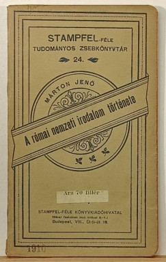 A r�mai nemzeti irodalom t�rt�nete