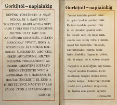 Gorkijtl - napjainkig I-II.