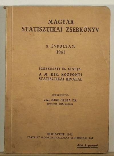 Mike Gyula  (Szerk.) - Magyar statisztikai zsebkönyv