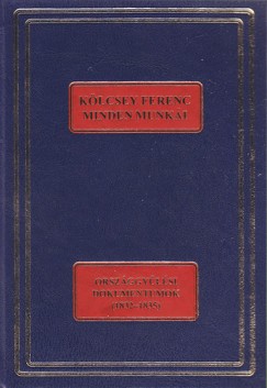 Vlgyesi Orsolya   (Szerk.) - Orszggylsi dokumentumok (1832-1835)