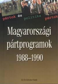 Magyarorszgi prtprogramok 1988-1990