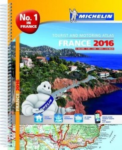 Franciaorszg atlasz 2016 - A4 spirl 0197 Michelin