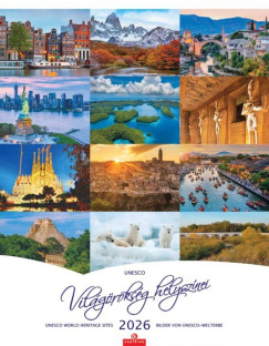UNESCO Világörökség helyszínei falinaptár 40x58 cm - 2026