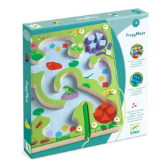 B�k�s M�gneses labirintus, �r�sel�k�sz�t�, szort�roz� (DJECO, FrogyMaze)