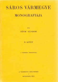 Sros vrmegye monografija II.
