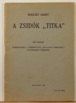 A zsidk "titka"
