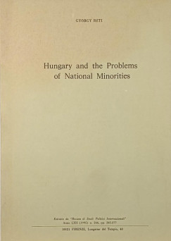 R�ti Gy�rgy - Hungary and the Problems of National Minorities