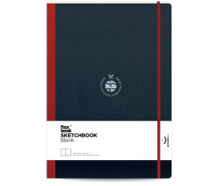 Flexbook Flex Global v�zlatf�zet sima lapokkal � piros, A4, 22 � 31 cm, gumip�nttal