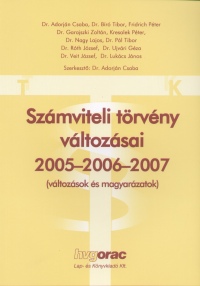 Szmviteli trvny vltozsai 2005-2006-2007