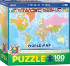 Vil�gt�rk�p 100 db-os gyermek puzzle (EUROGRAPHICS, 6100-1271)
