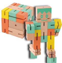 IQ-teszt Puzzle Boy 1, z�ld, s�rga, narancs