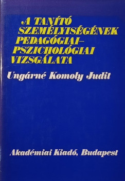 A tant szemlyisgnek pedaggiai-pszicholgiai vizsglata