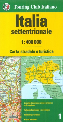Italia Settentrionale 1:400 000 (2016 TCI)