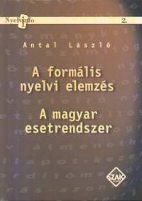 Antal Lszl - A formlis nyelvi elemzs