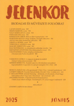 Jelenkor - Irodalmi s mvszeti folyirat - 2025. jnius