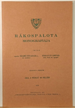 R�kospalota monogr�fi�ja (reprint)