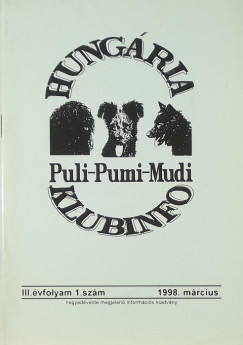 Hungria Puli-Pumi-Mudi Klubinfo 1998. mrcius